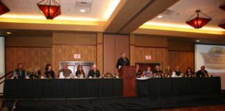 John Paul DeJoria emceed the ceremonial breakfast to honor the 2013 Sturgis Motorcycle Hall of Fame and Freedom Fighters inductees.