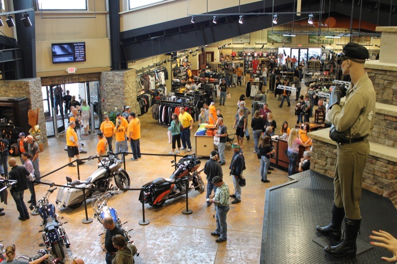 Triple S H-D opened its doors to MountainFest attendees eager to check out the dealership's new digs