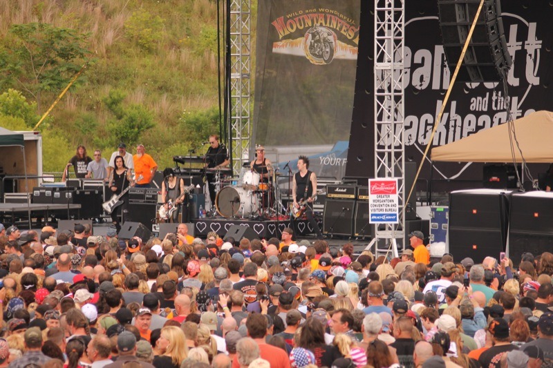 Joan Jett and the Blackhearts rock the main stage at Mylan Park