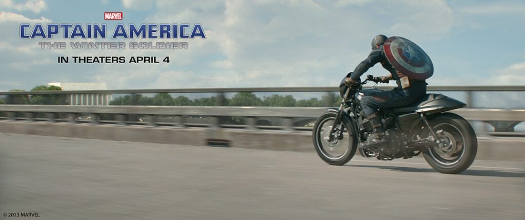 Harley-Davidson's all-new Street 750 will be featured in the upcoming release of Marvel's 'Captain America: The Winter Soldier'