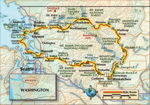 Cascade Ride Map