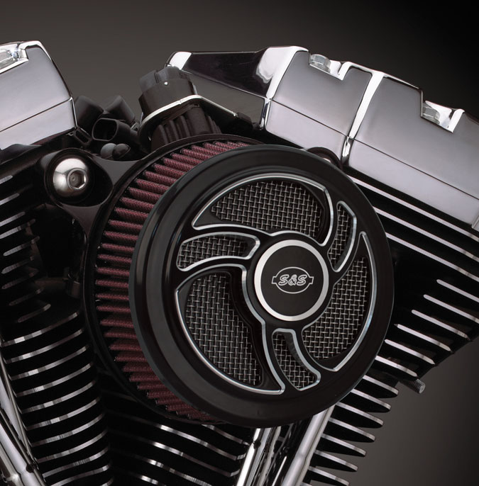 S&S Super Stock Stealth Air Cleaners - Torker