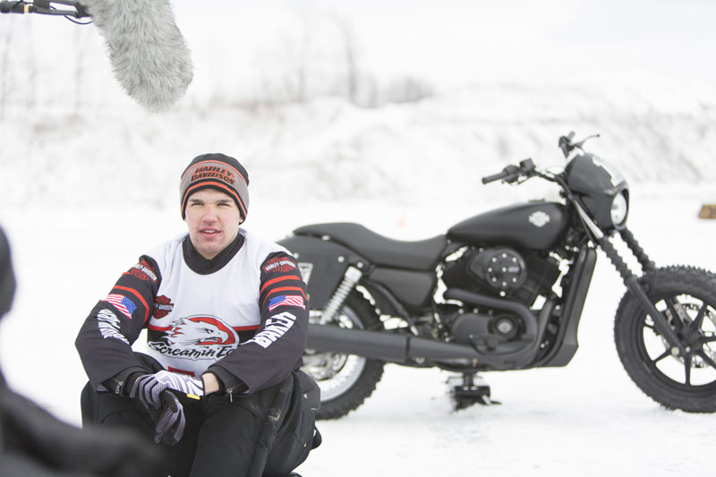 Harley-Davidson Factory Team rider Brad Baker