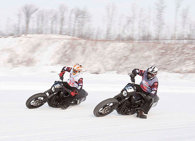 Harley-Davidson Street 750's with studded tires will make their ice-racing debut at X Games Aspen.