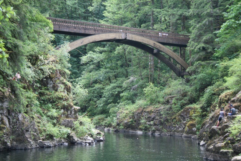 Moulton Falls State Park offers a quiet rest stop