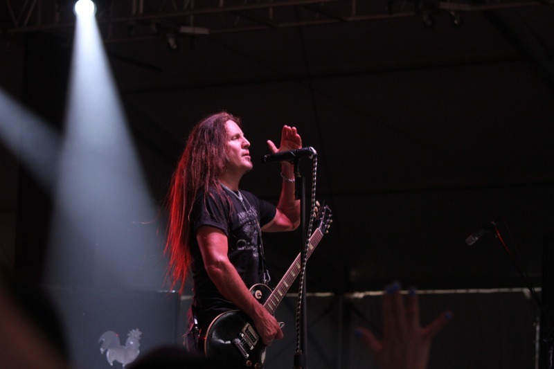 Jesse James Dupree of Jackyl rocked the crowd Thursday night at the Inlet