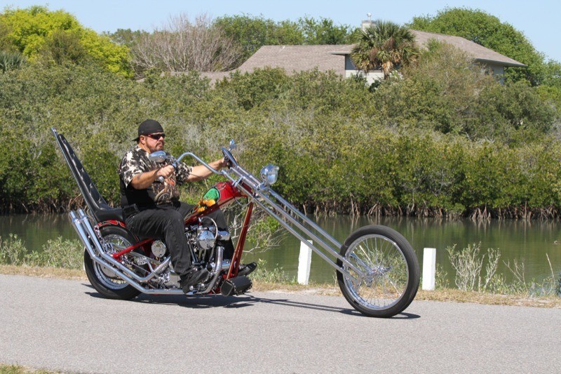 Bernie "Warrior" Tatro's "Born to be Wild" custom chopper