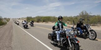 Riders from across the country roll out for the wide open spaces and warmth of springtime in Arizona