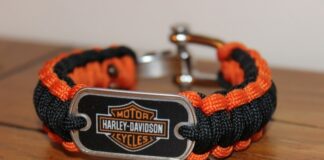 Harley-Davidson-branded Survival Straps bracelet