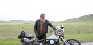 "Panhead" Billy Burrows with "Vision of Dreams"
