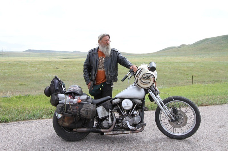 "Panhead" Billy Burrows with "Vision of Dreams"