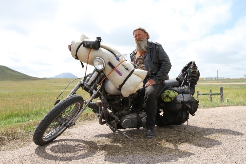 Near Bear Butte, South Dakota, as Billy ponders his next adventure