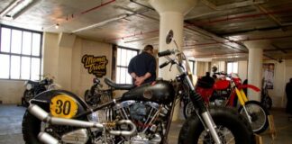 Ben Boyle of Benderworks from Atlanta GA brought this Harley Davidson FL
