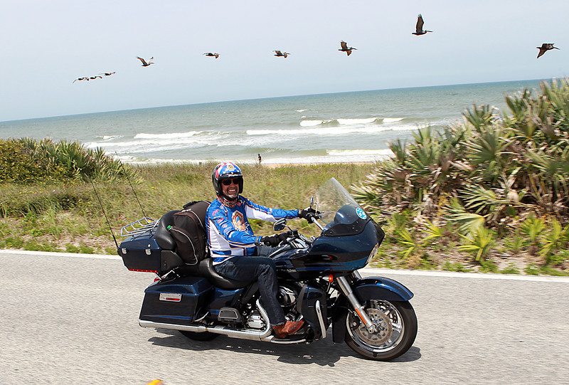 Those on the Kyle Petty Charity Ride reached the Atlantic Ocean on the final day.