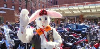 Biker Easter Bunny