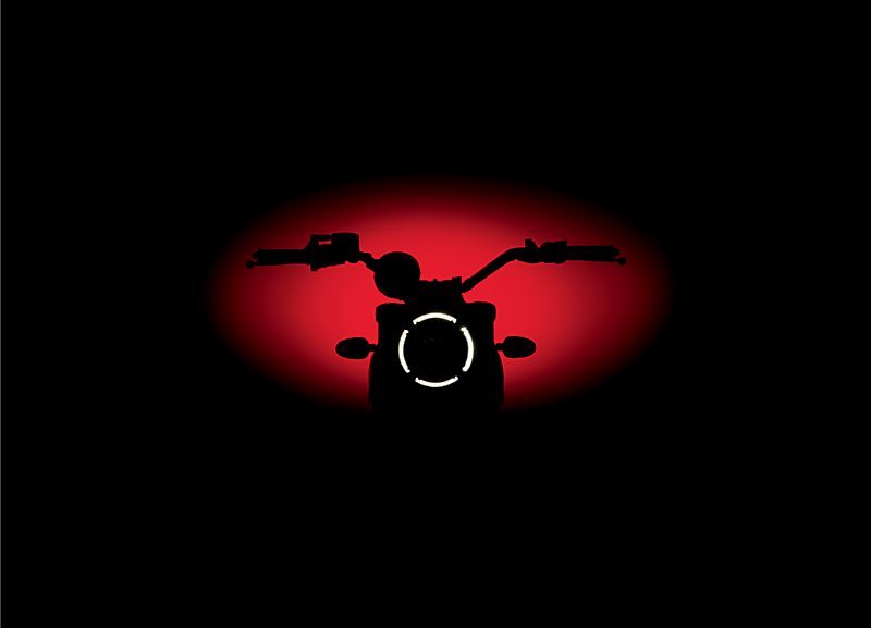 This teaser image is the only official photo of the 2015 Ducati Scrambler released so far.