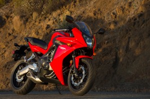 The CBR650F's shares some styling elements with other CBR sportbikes yet stands on its own.