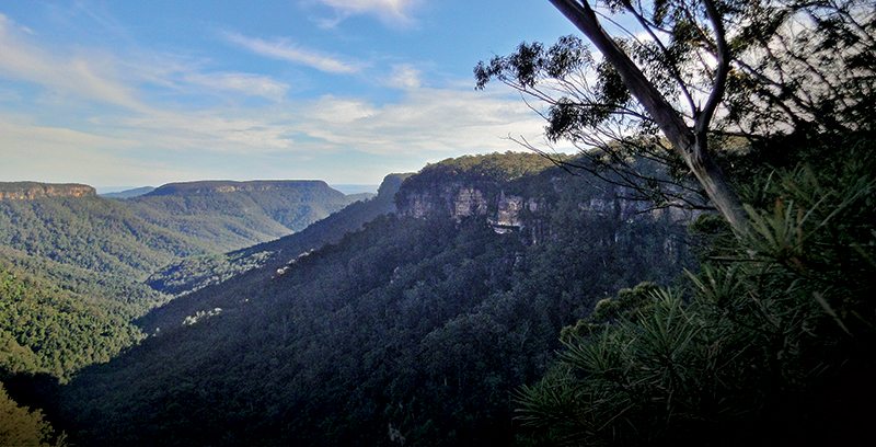 Views from Fitzroy Falls south of Sydney.