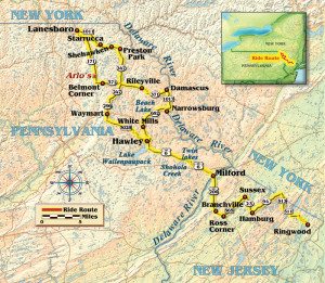 Pennsylvania motorcycle route map