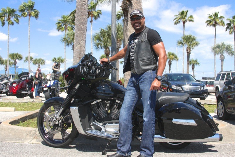 This isn't Chris Duncanson's first rodeo, he's owned plenty of other bikes, but of his 2014 Victory Cross Country he says, "I'm keeping this one forever"