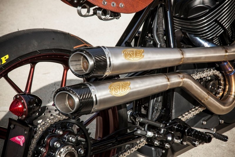 The custom Roland Sands Design Indian will be unveiled at the Buffalo Chip between concerts on Sunday, August 3rd (appx 9:30-10:30 pm)