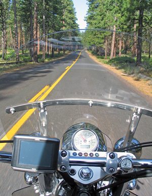Motorcycle in Sisters, Oregon