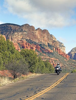 Even with the bike’s increased power, we averaged 44.2 mpg over  1,500 miles of mixed riding, good enough to take you nearly 300 miles  on the bike’s 6.6-gallon tank.