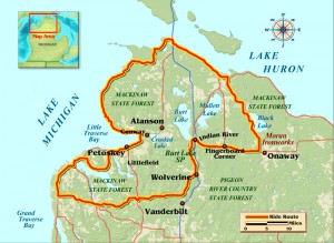 Michigan motorcycle route
