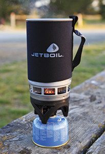 Jetboil Cooking System is fast and everything stows in the cooking cup. 