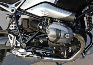 The latest air-cooled boxer engine has double overhead-cam, radial four-valve cylinder heads from the HP2 Sport.
