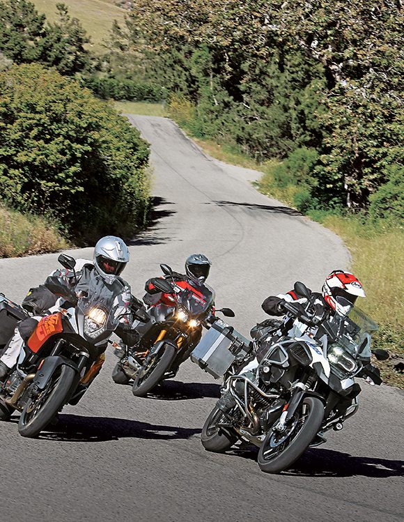 Our tough trio of adventure bikes goes head-to-head.