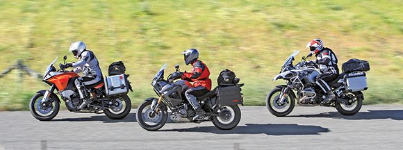 These three big, capable adventure tourers offer enough power, comfort and features for any journey.