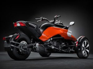 2015 Can-Am Spyder F3 in Can-Am Red Solid Gloss/Steel Black Metallic