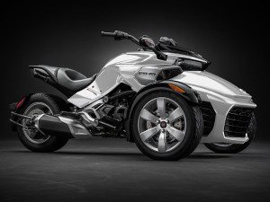 2015 Can-Am Spyder F3 in Pearl White