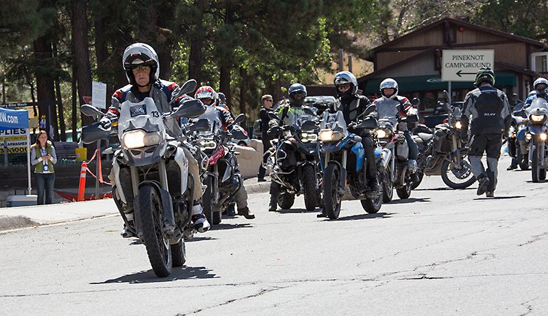 dual-sport motorcycle ride