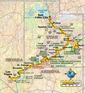 Motorcycle route map