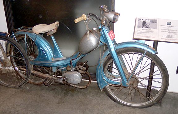 German made moped from the Fifties, Iceland motorcycle museum