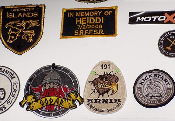 Iceland motorcycle club patches
