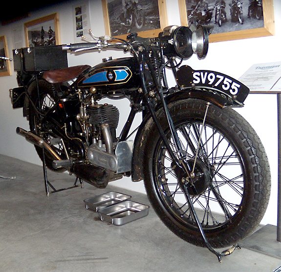 1920s Triumph Motorcycle