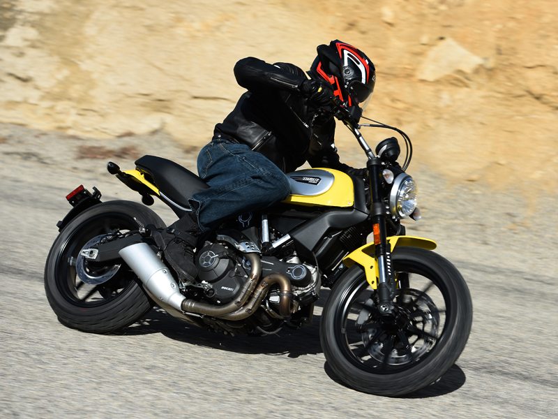 Ducati calls its new Scrambler a "post heritage" design - what its original Scramblers from '60s and '70s would have become had production continued to today.