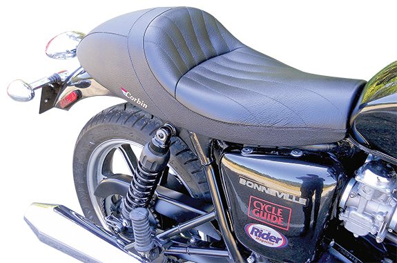 Corbin Motorcycle Seat for a Triumph Street Scrambler
