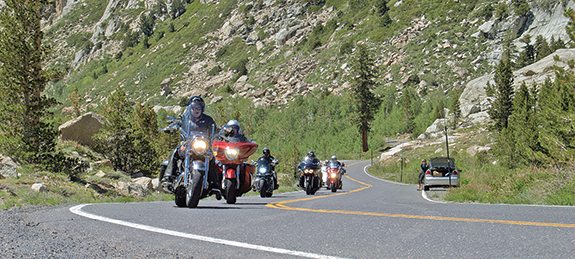 Jake, Jerry and the group on the way up Sonora Pass.
