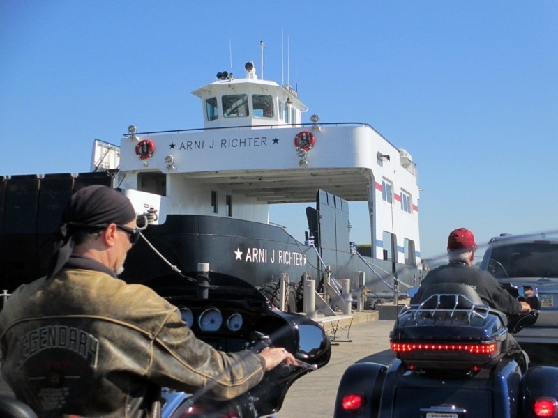 The Arni J. Richter ferry shuttled anxious riders to Washington Island across the threshold of Death’s Door (www.wisferry.com)