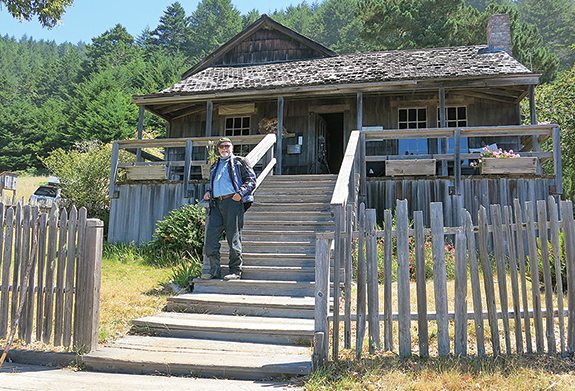 The ranger station down at Needle Rock is where the stalwarts who want to hike the 20 miles south along the shore to Usal Beach sign in.