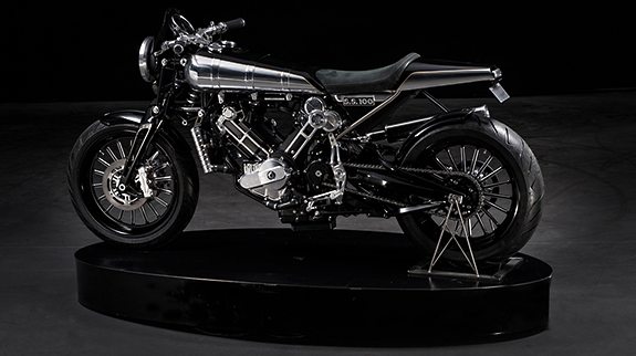 The first Brough Superior SS100 motorcycles are being readied for testing.