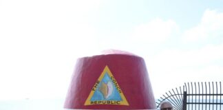 The southernmost point marker