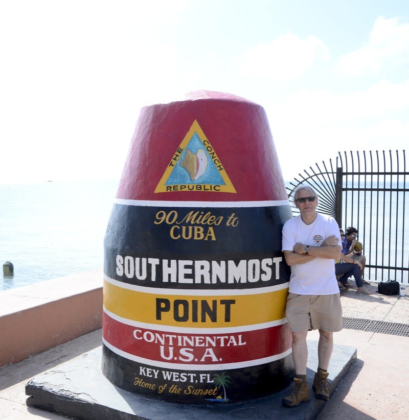 The southernmost point marker