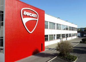 Ducati Motor Holding headquarters in Borgo Panigale, Bologna, Italy.