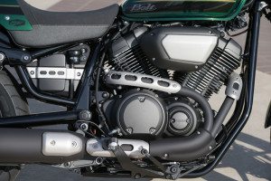 Powering the Star Bolt C-Spec is the 942cc air-cooled V-twin from the V Star 950.