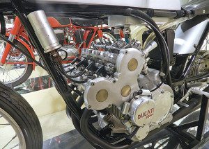 The Morbidelli Museum has the only four-cylinder, DOHC, 125cc Ducati prototype.